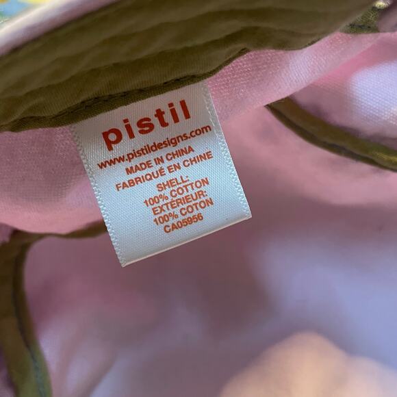 Pistil Ranger Military Cadet Hat Cap Embroidered Leaf Purple Lavender Cotton - Picture 8 of 10